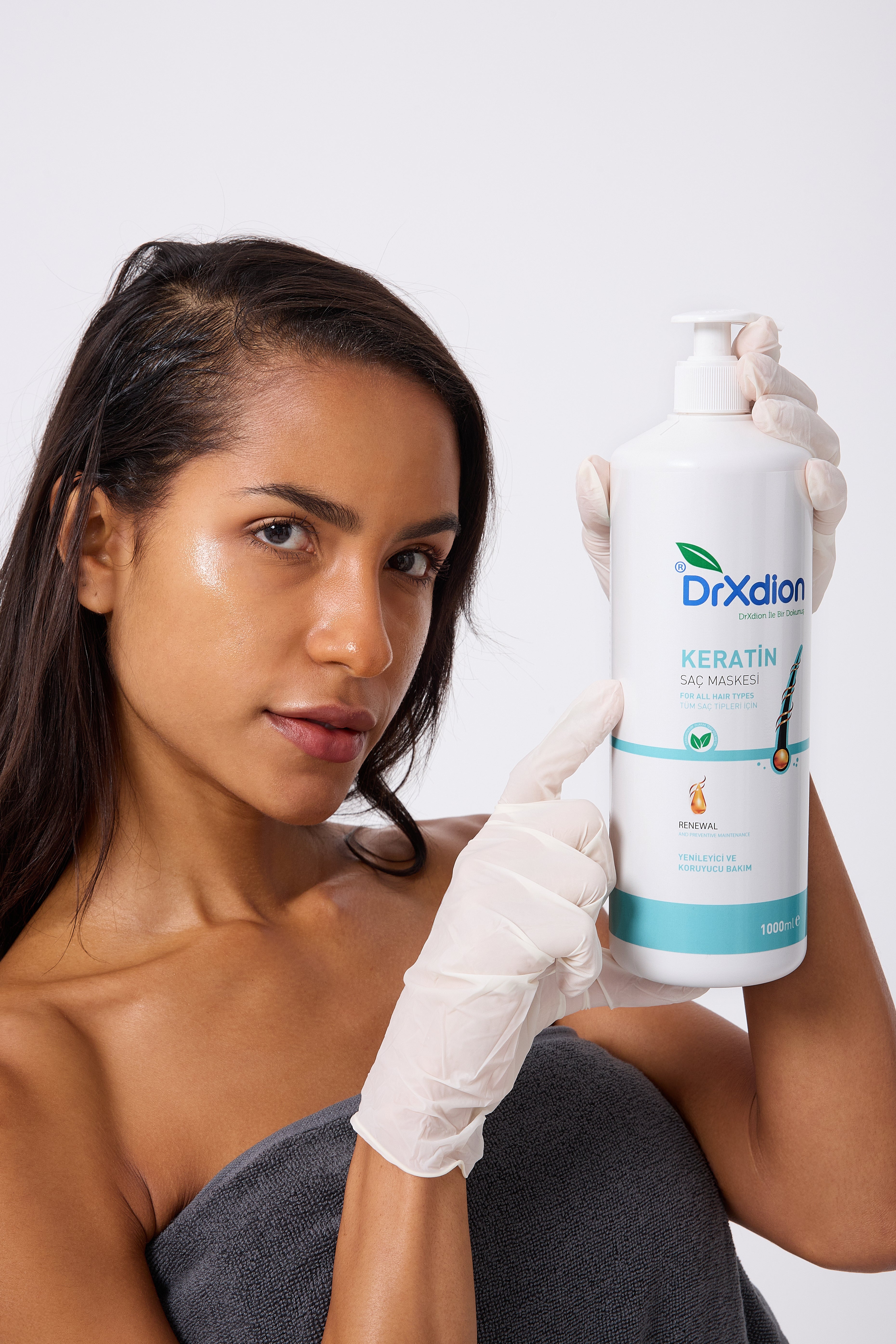 DrXdion Saf Keratin Saç Maskesi (1000ml)