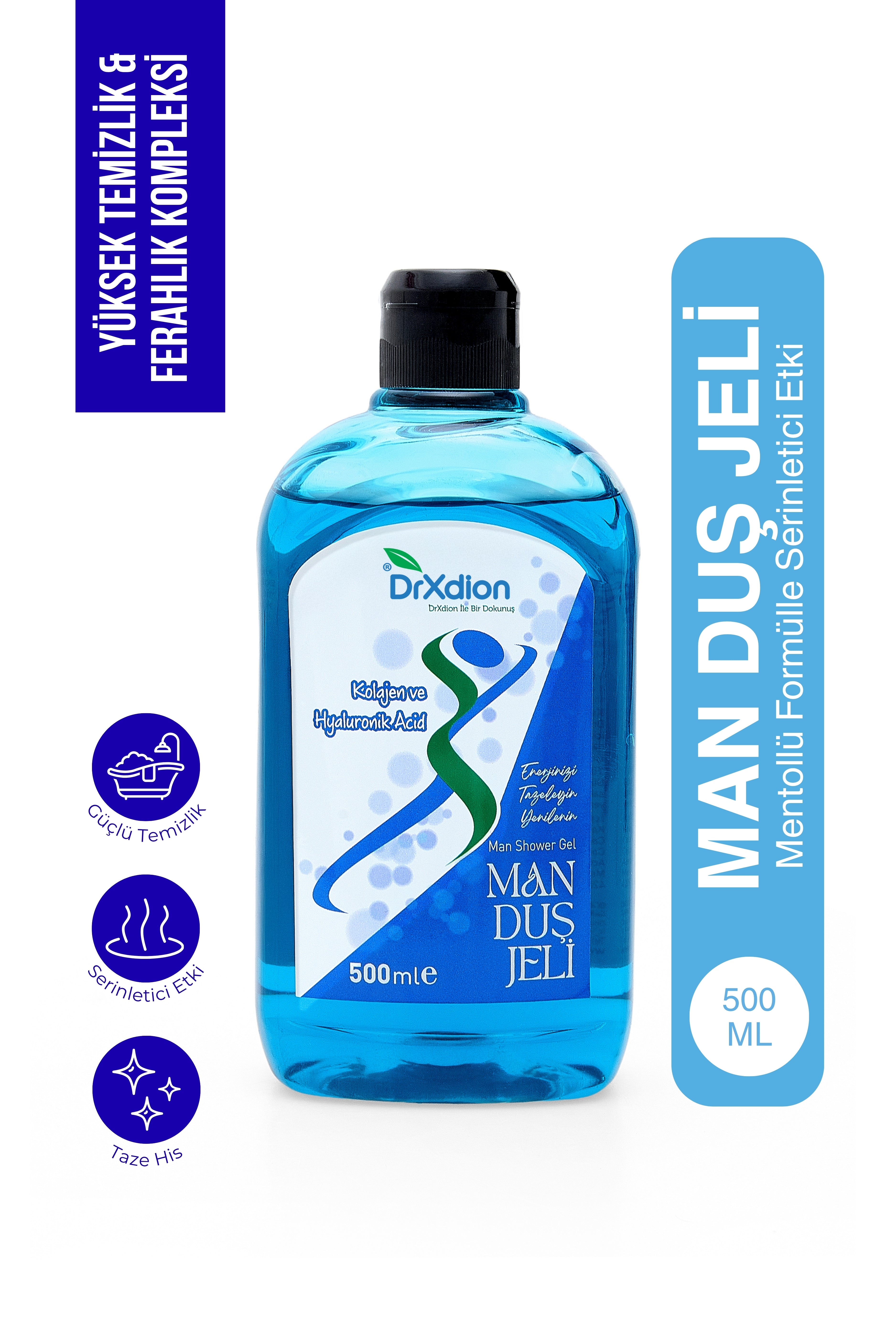 Yüksek Temizlik Etkili Man Duş Jeli (500 ml)
