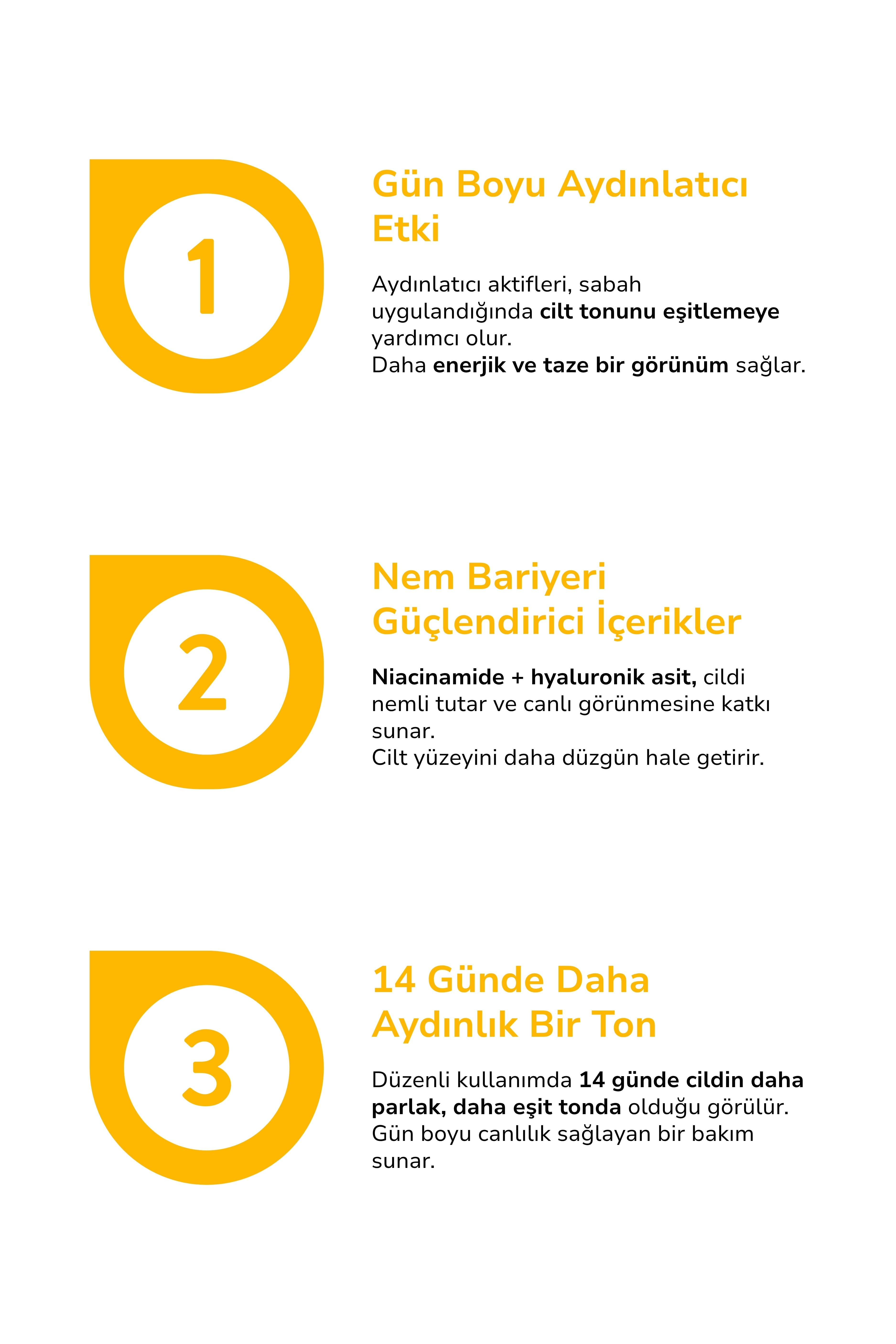 DrXdion Gündüz Cilt Bakım Serumu Hyaluronic Asit, Kolajen, Leke Karşıtı Aydınlatıcı Formül (50ml)