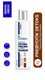 DrXdion Prebiyotik Detoks Peeling Saç Derisi Maskesi – Kayısı Çekirdeği & Prebiyotik Kompleks – Tüm Saç Tipleri – 200 ml
