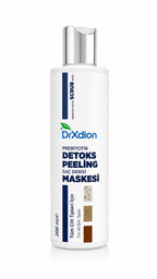 DrXdion Prebiyotik Detoks Peeling Saç Derisi Maskesi – Kayısı Çekirdeği & Prebiyotik Kompleks – Tüm Saç Tipleri – 200 ml