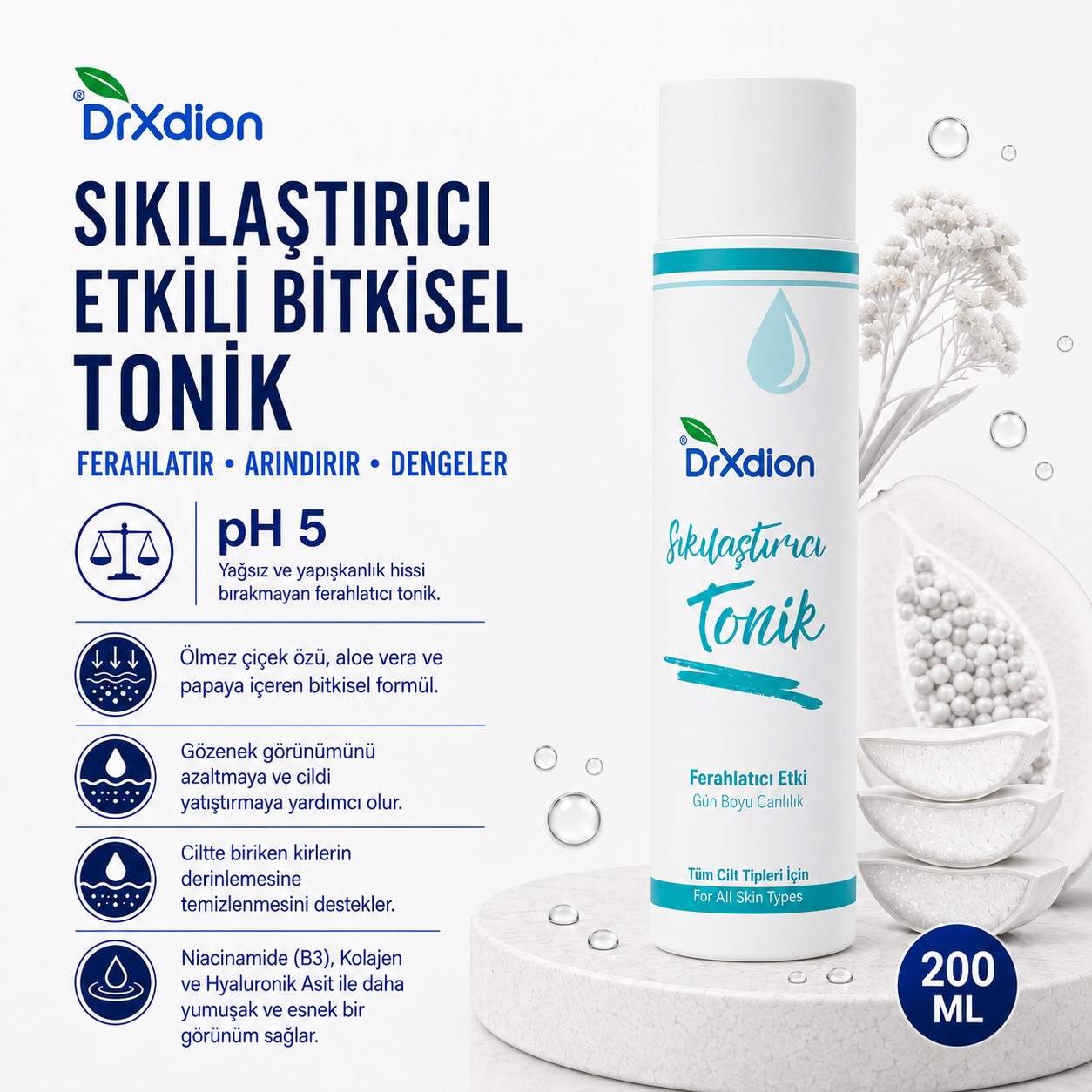 Drxdion Sıkılaştırıcı Etkili Bitkisel Tonik (200 ml)