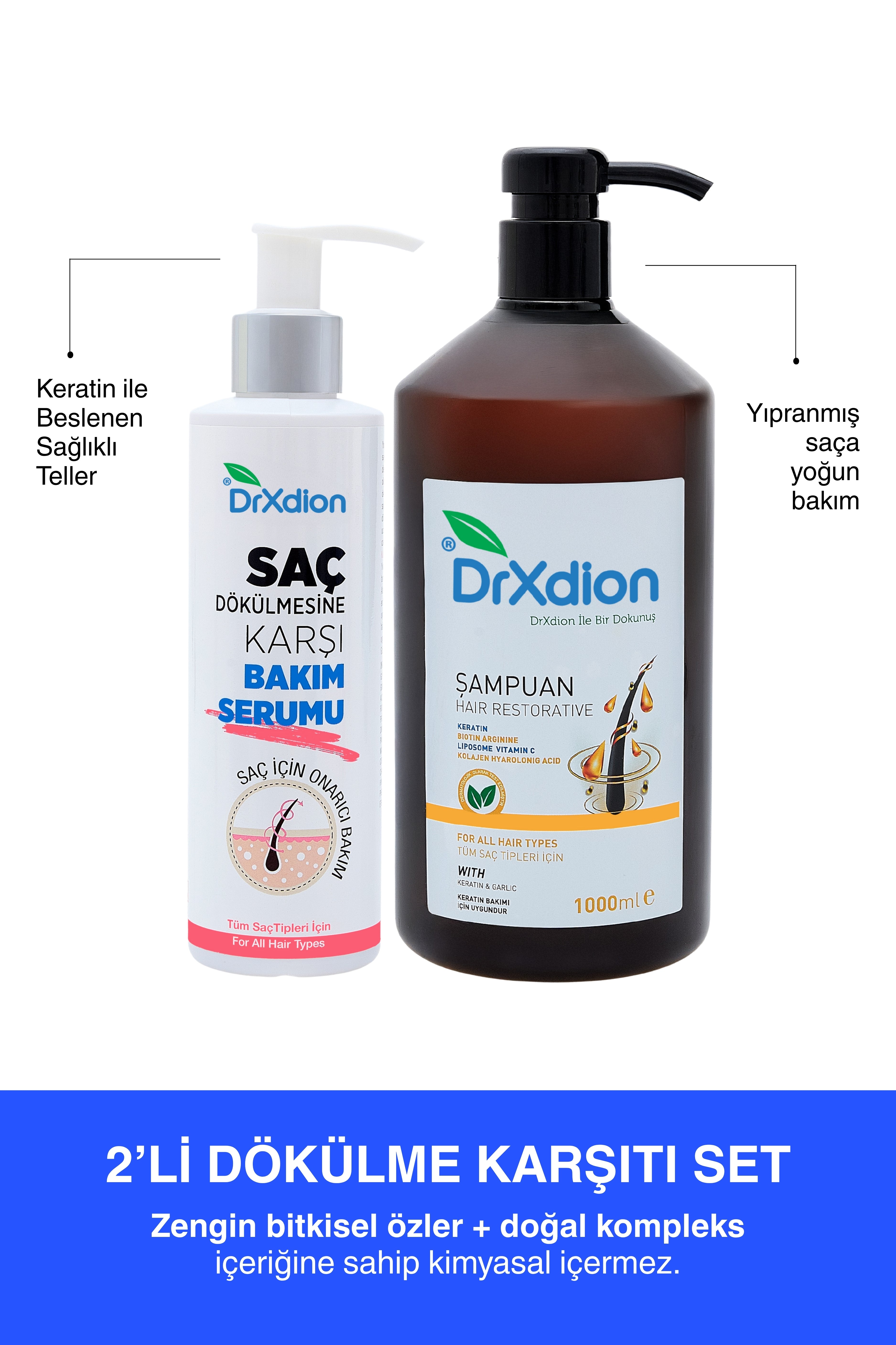DrXdion 2'li Dökülme Karşıtı Set