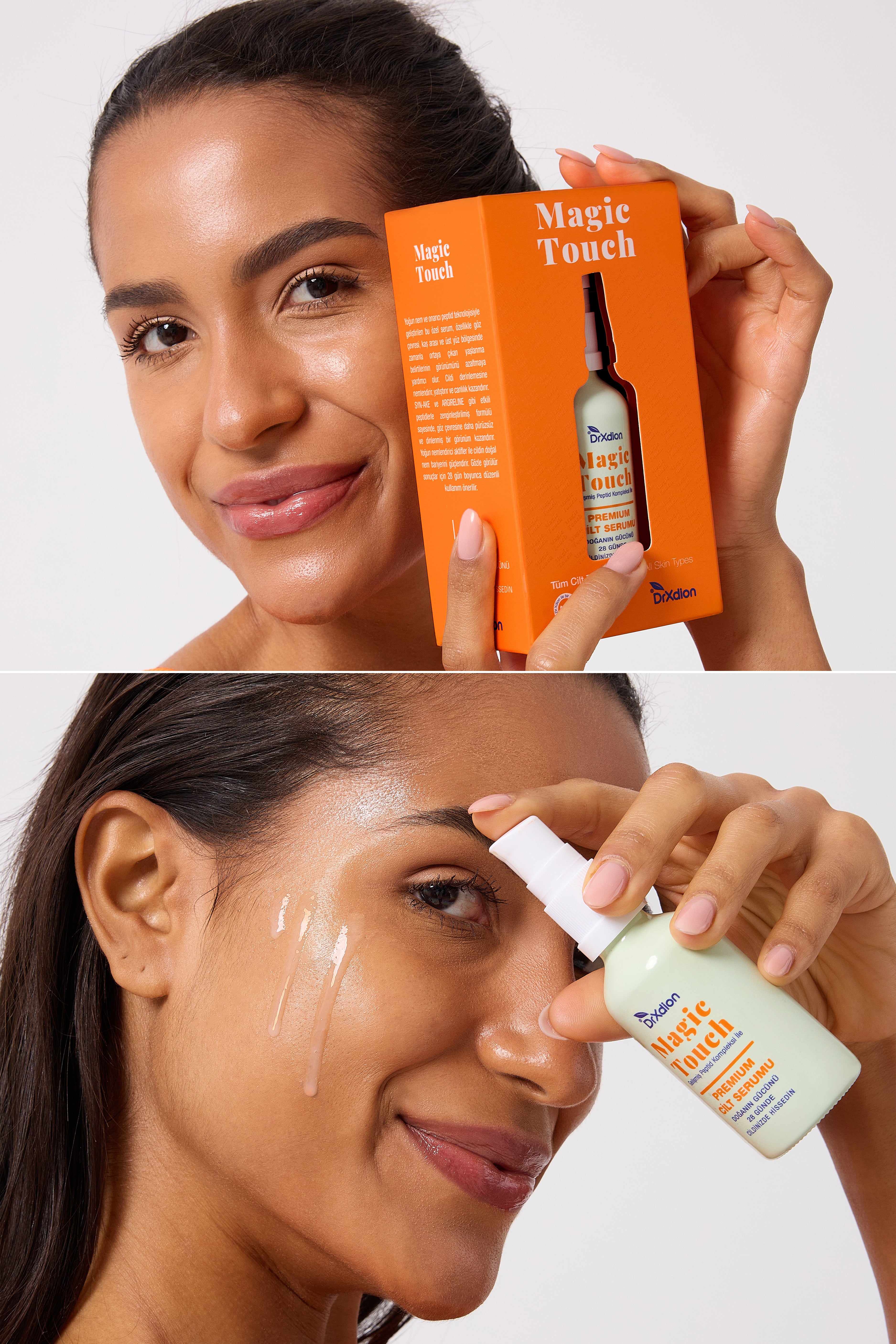 DrXdion Magic Touch Yaşlanma Karşıtı Serum Syn-Ake, Argireline, Kolajen Gelişmiş Peptid Teknolojisi (50ml)