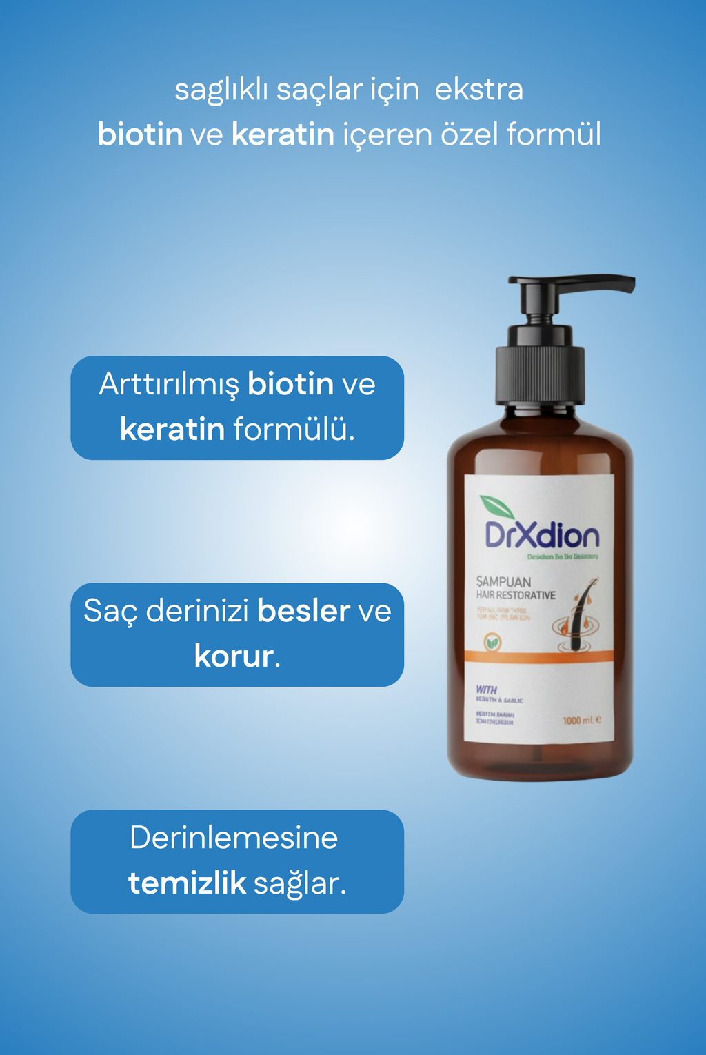 DrXdion Mucizevi Şampuan (1000 ml)